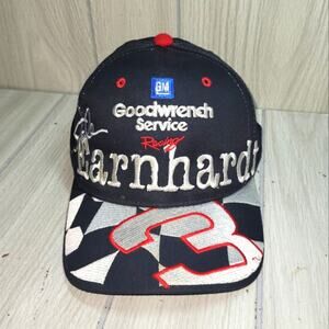 Vtg NASCAR Dale Earnhardt Sr #3 Goodwrench Racing Snap Back Hat Embroidered